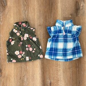 Carter's Green Floral Baby Vest